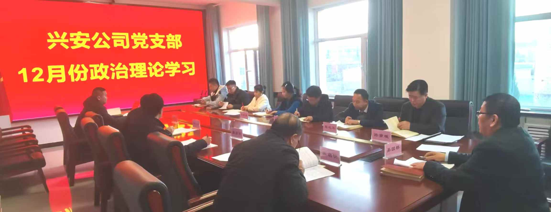 兴安公司党支部12月份政治理论学习（第三十一次）
